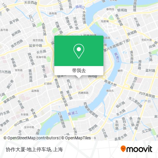 协作大厦-地上停车场地图