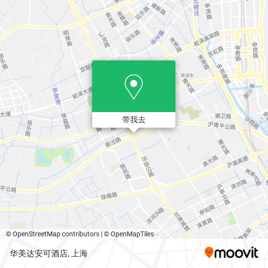 华美达安可酒店地图