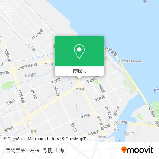 宝钢宝林一村-91号楼地图