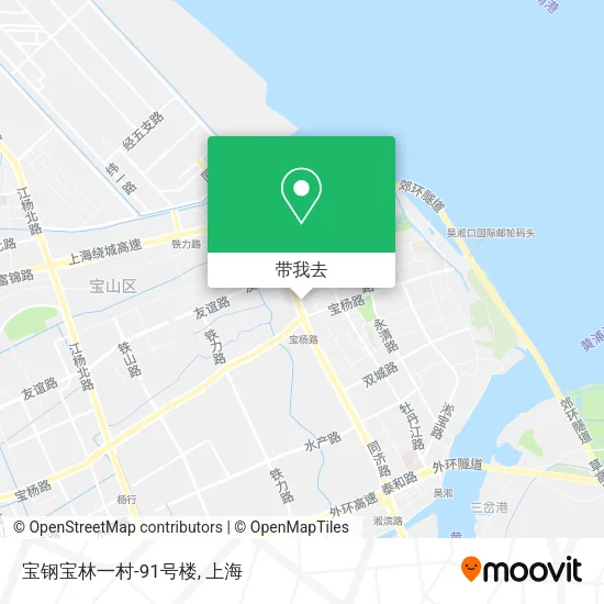 宝钢宝林一村-91号楼地图