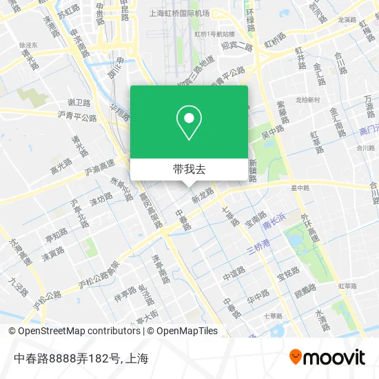 中春路8888弄182号地图