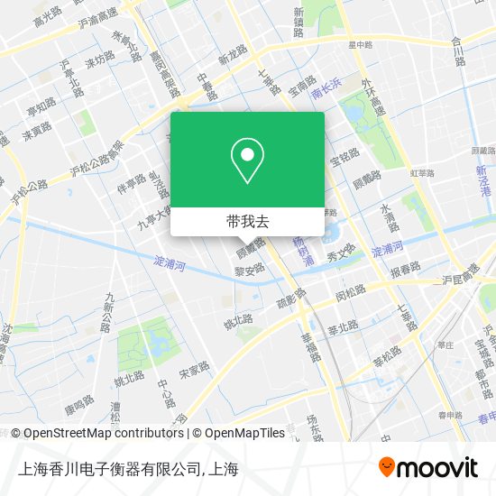 上海香川电子衡器有限公司地图