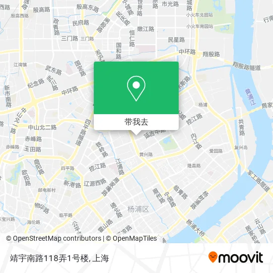 靖宇南路118弄1号楼地图