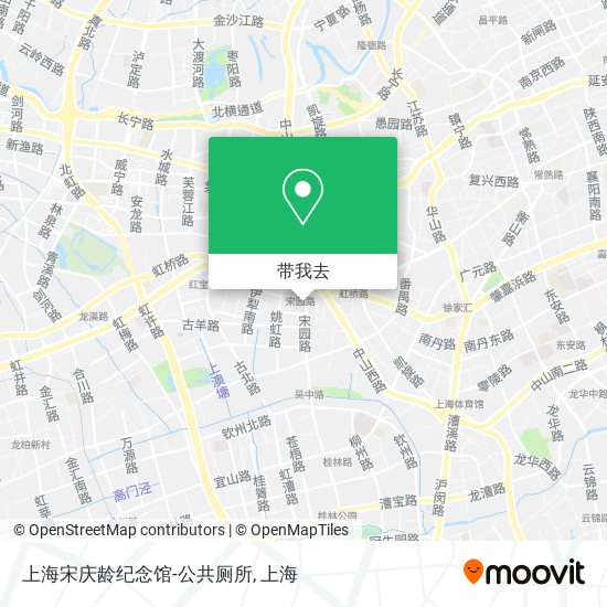 上海宋庆龄纪念馆-公共厕所地图