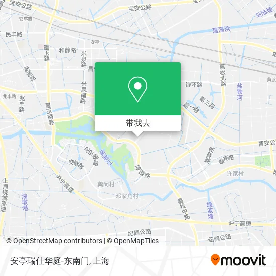 安亭瑞仕华庭-东南门地图