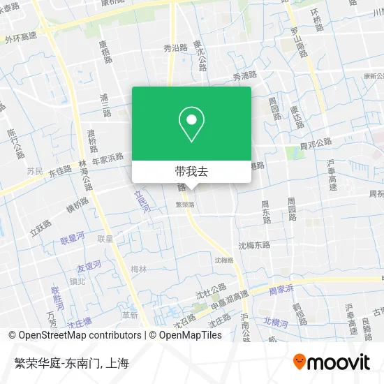 繁荣华庭-东南门地图