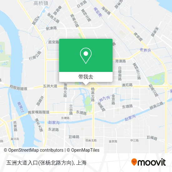 五洲大道入口(张杨北路方向)地图