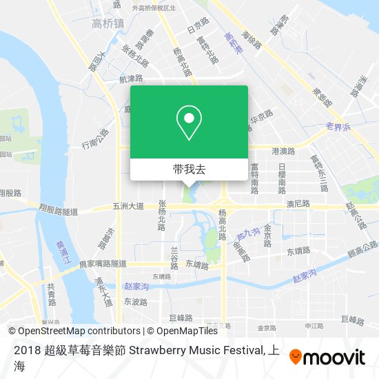 2018 超級草莓音樂節 Strawberry Music Festival地图