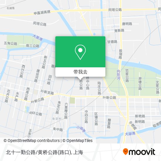 北十一勤公路/黄桥公路(路口)地图