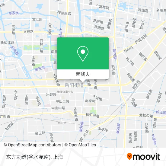 东方刺绣(谷水苑南)地图