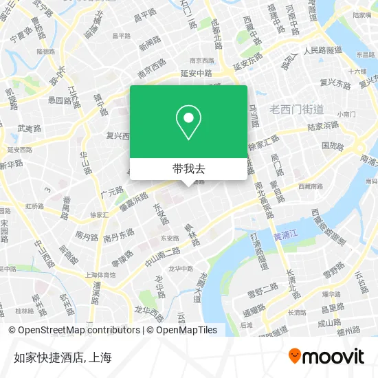 如家快捷酒店地图