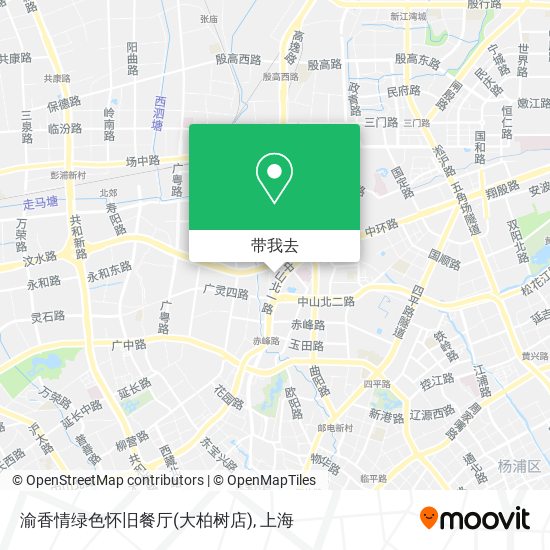 渝香情绿色怀旧餐厅(大柏树店)地图