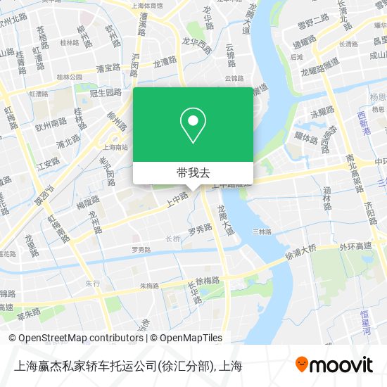 上海赢杰私家轿车托运公司(徐汇分部)地图
