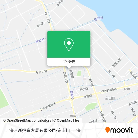上海月新投资发展有限公司-东南门地图