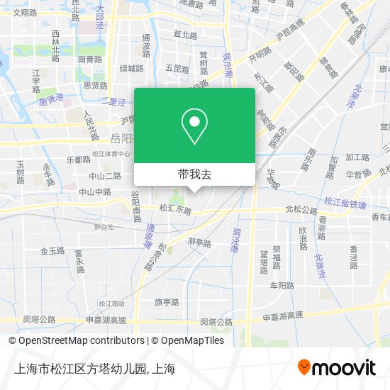 上海市松江区方塔幼儿园地图