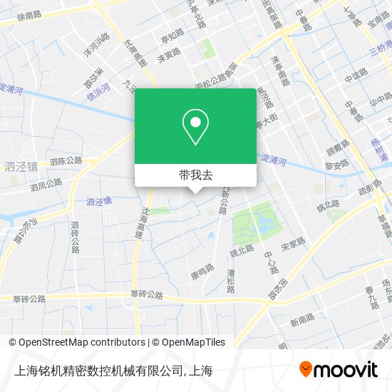 上海铭机精密数控机械有限公司地图