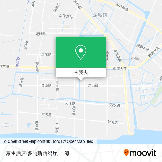 豪生酒店-多丽斯西餐厅地图