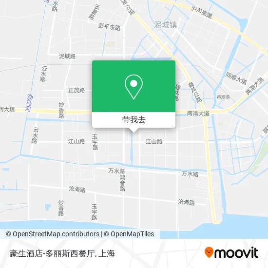 豪生酒店-多丽斯西餐厅地图