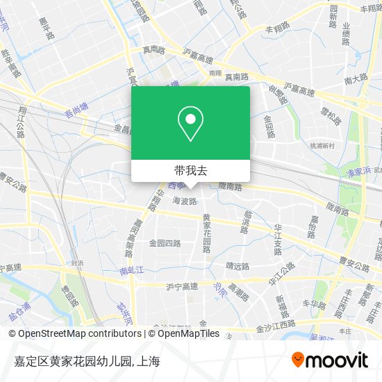 嘉定区黄家花园幼儿园地图