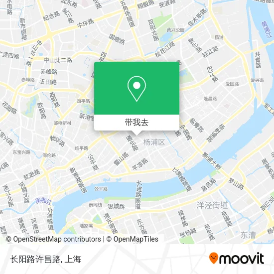 长阳路许昌路地图