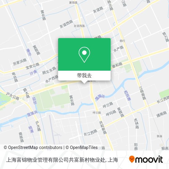 上海富锦物业管理有限公司共富新村物业处地图