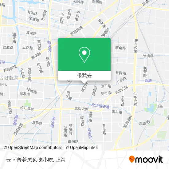 云南普着黑风味小吃地图