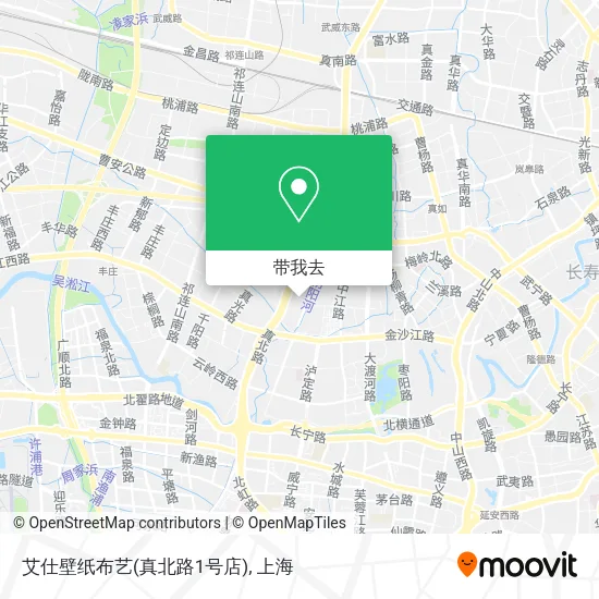 艾仕壁纸布艺(真北路1号店)地图