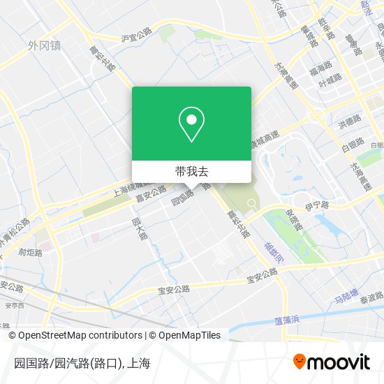 园国路/园汽路(路口)地图