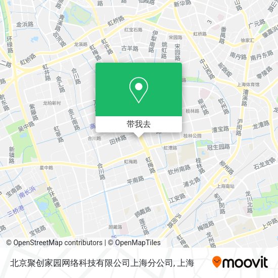 北京聚创家园网络科技有限公司上海分公司地图