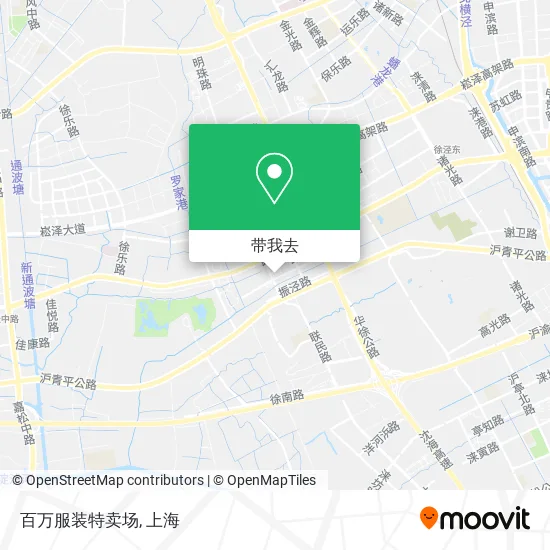 百万服装特卖场地图