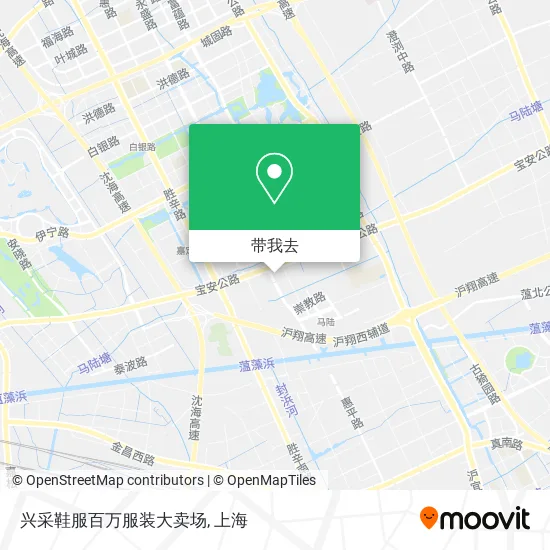兴采鞋服百万服装大卖场地图