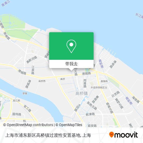 上海市浦东新区高桥镇过渡性安置基地地图