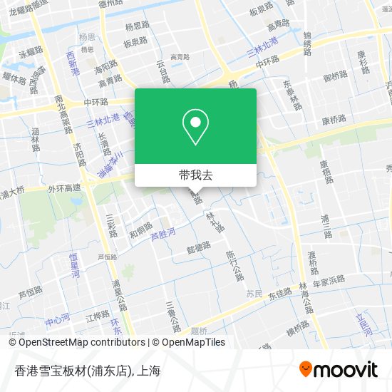 香港雪宝板材(浦东店)地图