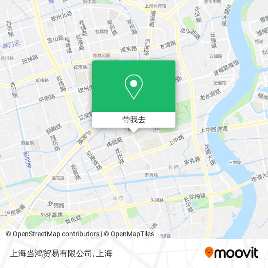 上海当鸿贸易有限公司地图