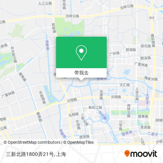 三新北路1800弄21号地图