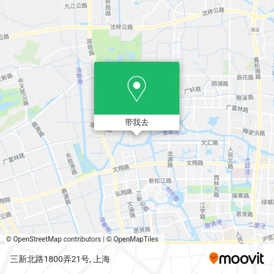 三新北路1800弄21号地图