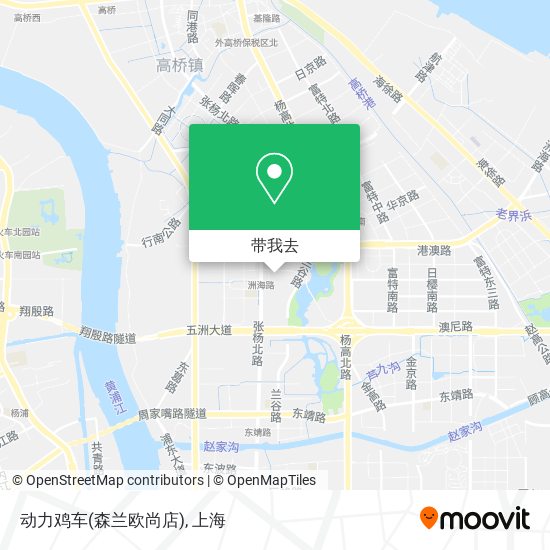 动力鸡车(森兰欧尚店)地图