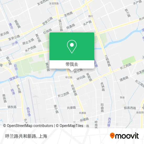 呼兰路共和新路地图