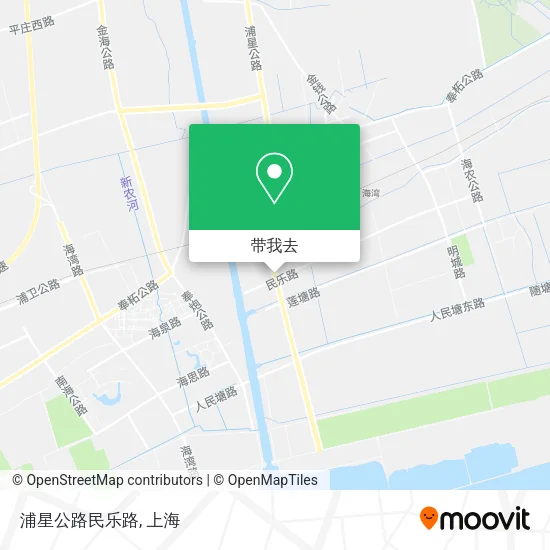 浦星公路民乐路地图