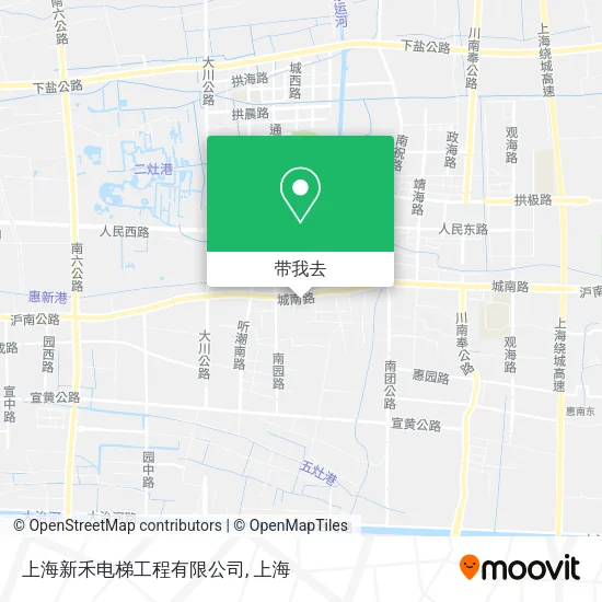 上海新禾电梯工程有限公司地图