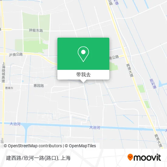 建西路/欣河一路(路口)地图