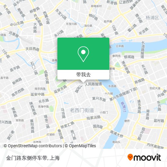 金门路东侧停车带地图