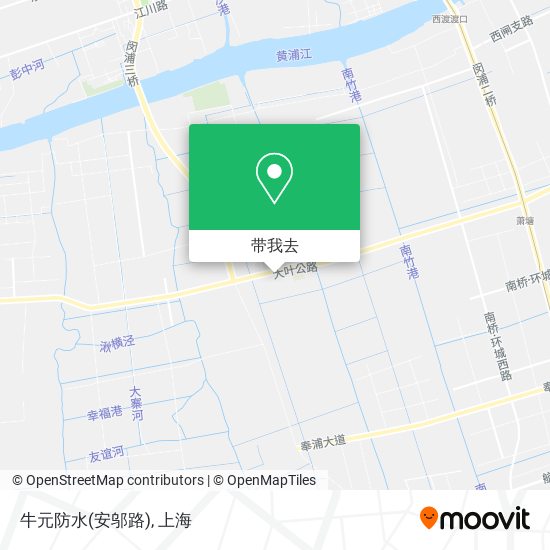 牛元防水(安邬路)地图