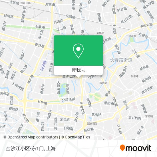 金沙江小区-东1门地图