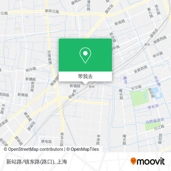 新站路/镇东路(路口)地图