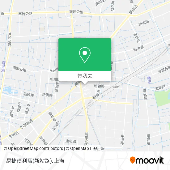 易捷便利店(新站路)地图