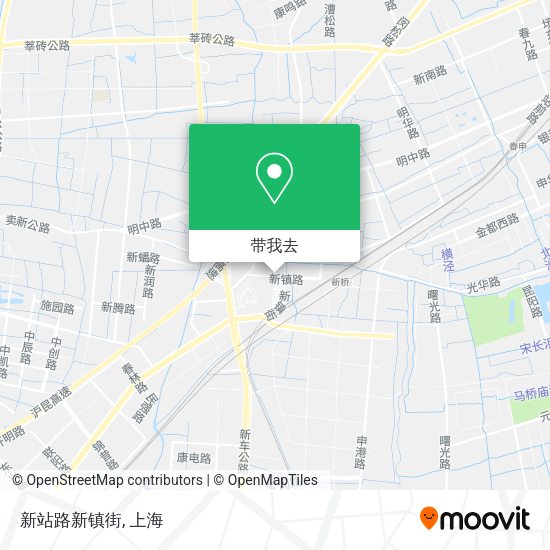 新站路新镇街地图