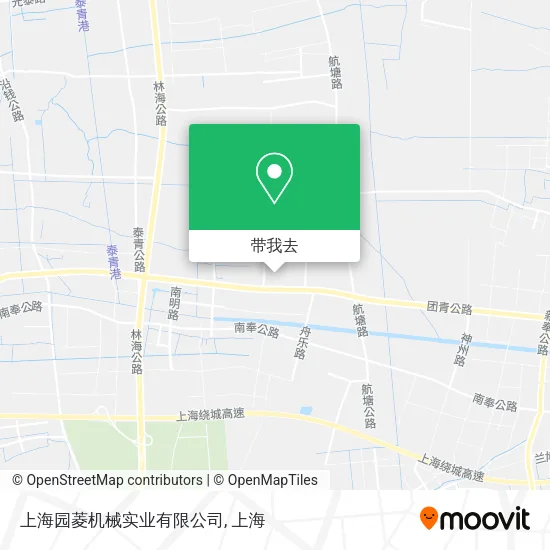 上海园菱机械实业有限公司地图