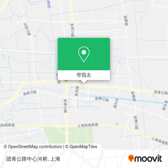 团青公路中心河桥地图