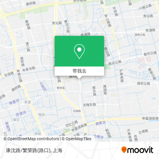 康沈路/繁荣路(路口)地图
